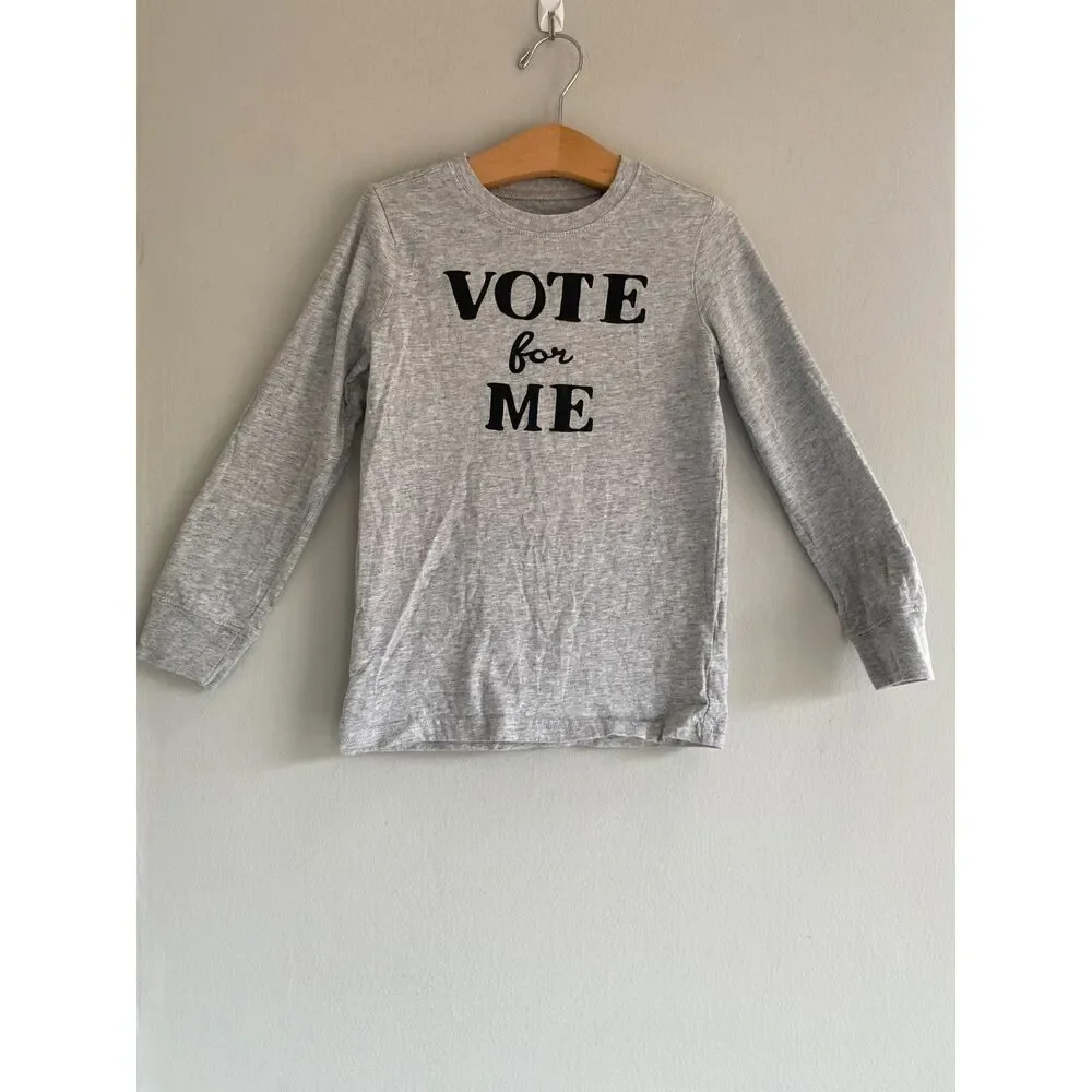Carter's Vote for Me long sleeve Kid's Size 6